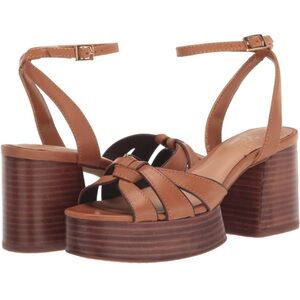 Vince Camuto Tan Platform Sandals